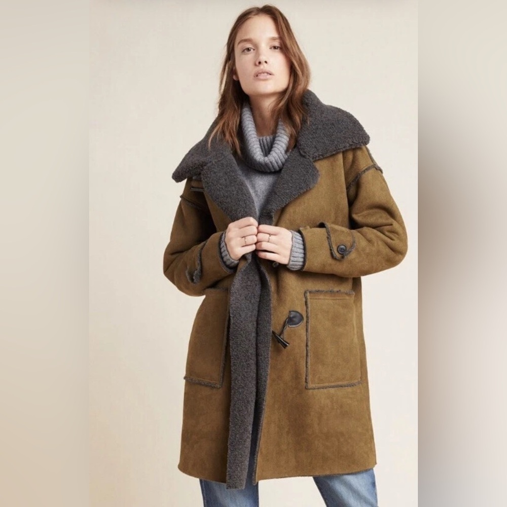 Six Crisp Days - Paul Sueded Toggle Coat Size M/L